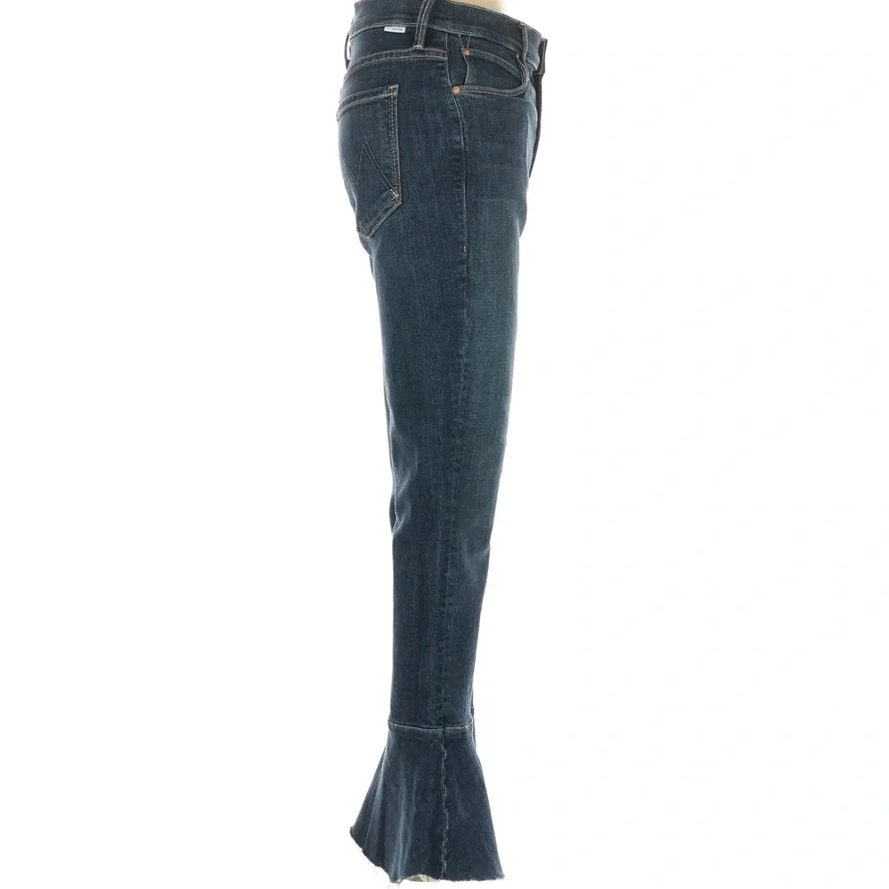 MOTHER "The Cha Cha Fray" Girl Crush High-Rise Flare Jeans | Size 27 - Picture 2 of 14